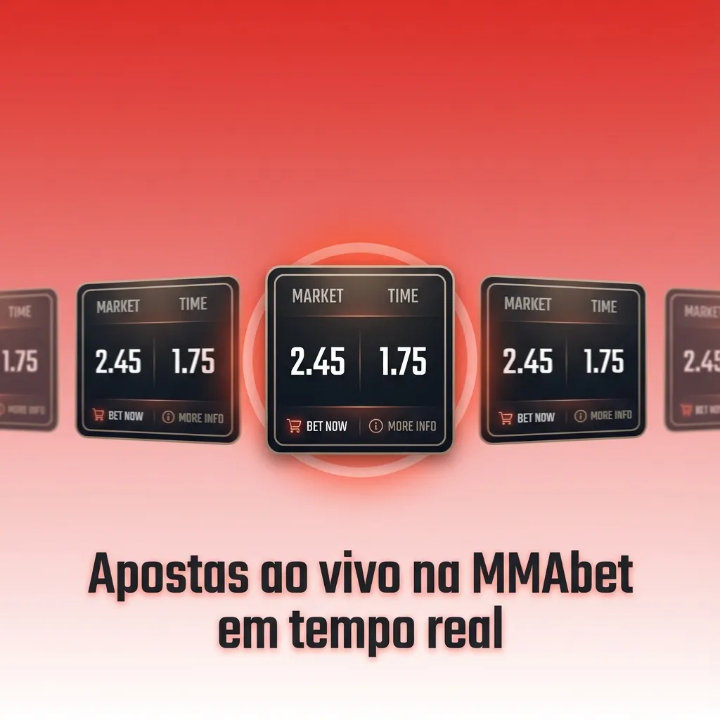 Tela de apostas ao vivo na MMAbet com odds dinâmicas em tempo real para futebol, basquete, tênis, vôlei e MMA