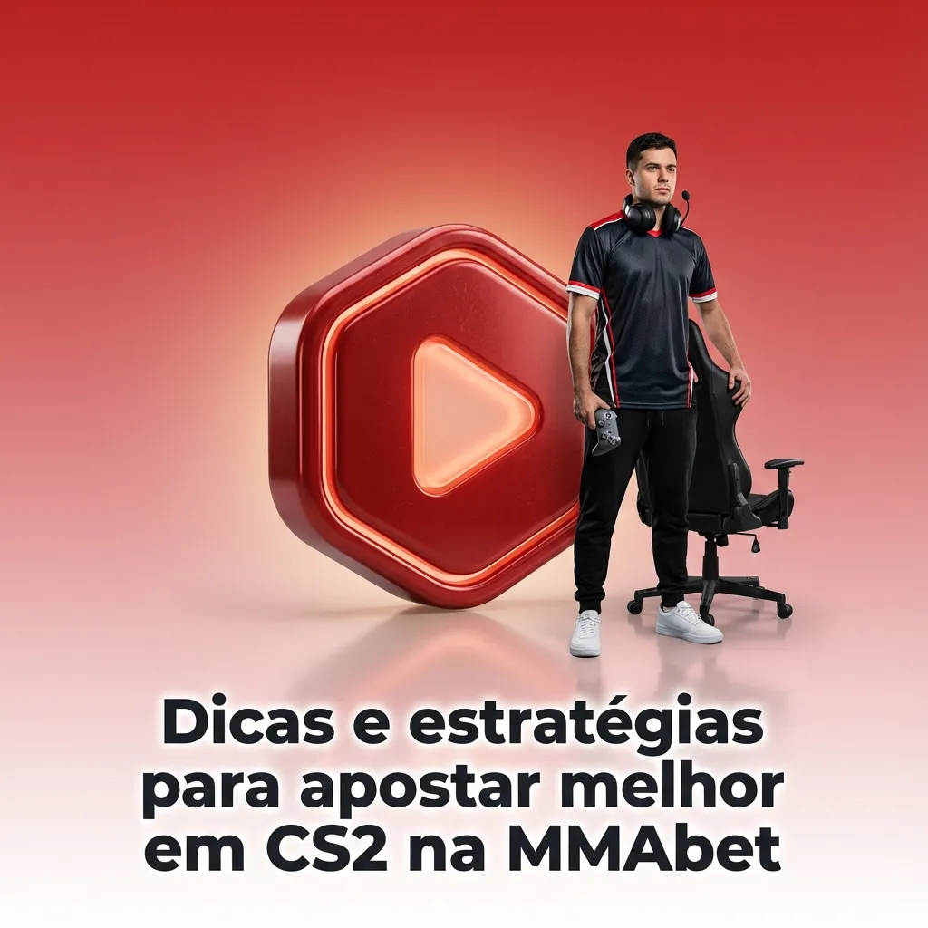 Ilustração de apostas em CS2 na MMAbet, com dicas de estratégia, controle de banca e análise de mapas e times