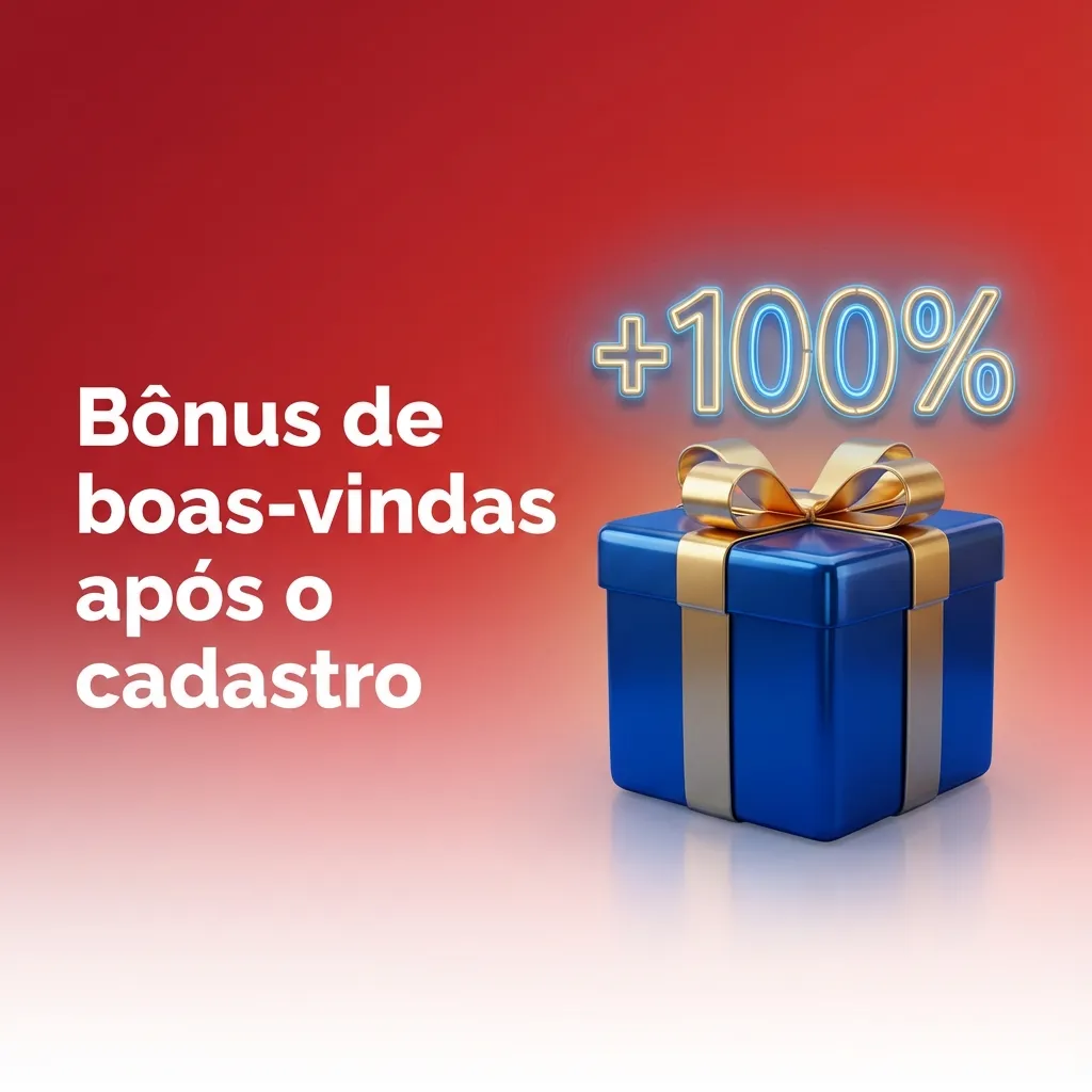 Tela explicando bônus de boas-vindas de até 200% em esportes e cassino após cadastro e primeiro depósito