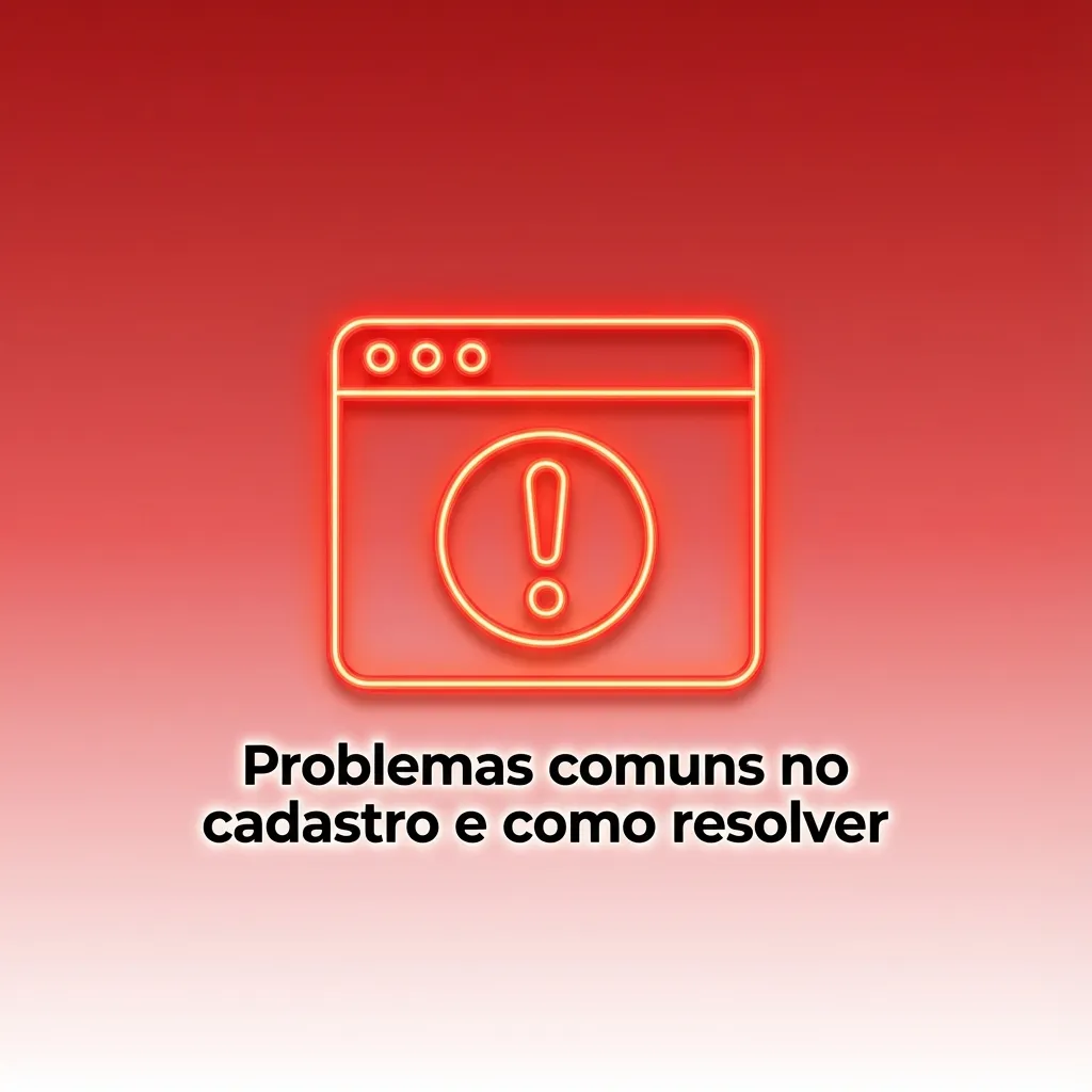 Tela de ajuda com lista de problemas comuns no cadastro online e soluções passo a passo para cada situação