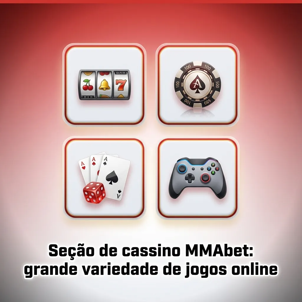 Tela do cassino MMAbet com categorias de slots, crash, roleta, cartas, jogos instantâneos e vídeo poker