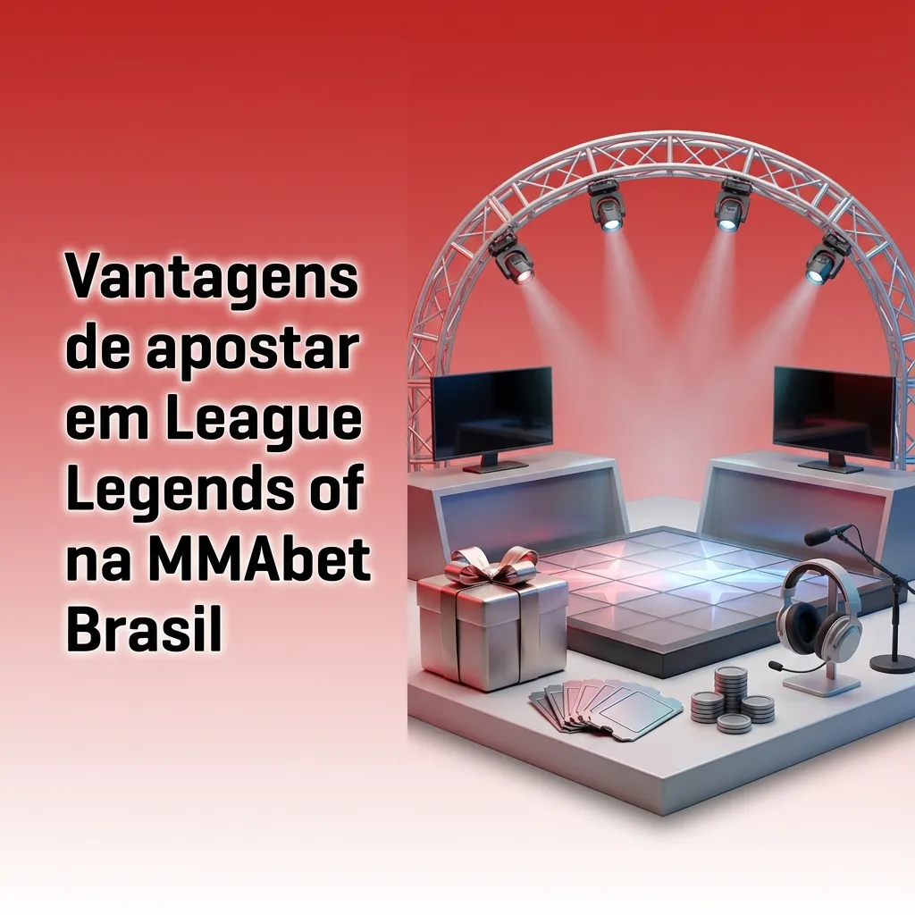 Banner da MMAbet Brasil destacando apostas em League of Legends com bônus, odds competitivas e suporte em português